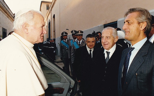 Juan Pablo II con Nicolò Amato.
