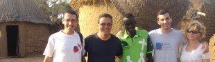 Jóvenes misioneros en el Chad