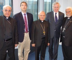 Los obispos iraquíes y sus acompañantes en Bruselas piden que la UE trabaje por la paz en Irak
