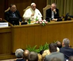 El Papa Francisco pide a unos 60 alcaldes que se comprometan contra la esclavitud moderna