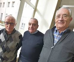 Algunos de los sacerdotes veteranos en la Casa Sacerdotal de Burgos... dicen que ser sacerdote ha valido la pena