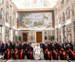 Audiencia del Papa a los Participantes en la Sesión Plenaria del Dicasterio para la Evangelización (Foto: Vatican Media). 