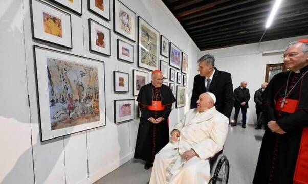 El Papa, en Venecia.