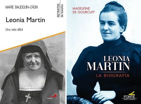 En español se han publicado recientemente dos biografías de la hermana de Santa Teresita: 'Leonia Martin. Una vida difícil' (San Pablo, 2022) de Marie Beaudouin-Croix, y 'Leonia Martin. La biografía' (Monte Carmelo, 2024) de Madeleine de Gourcuff.