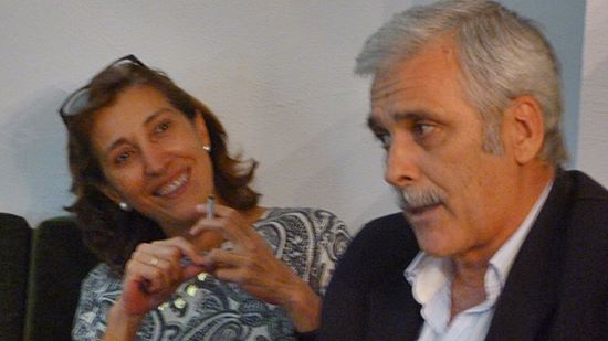 Teresa Díez y Alfonso Basallo, un matrimonio también bibliográfico: 'Diez mujeres de cine' es su tercer libro juntos.