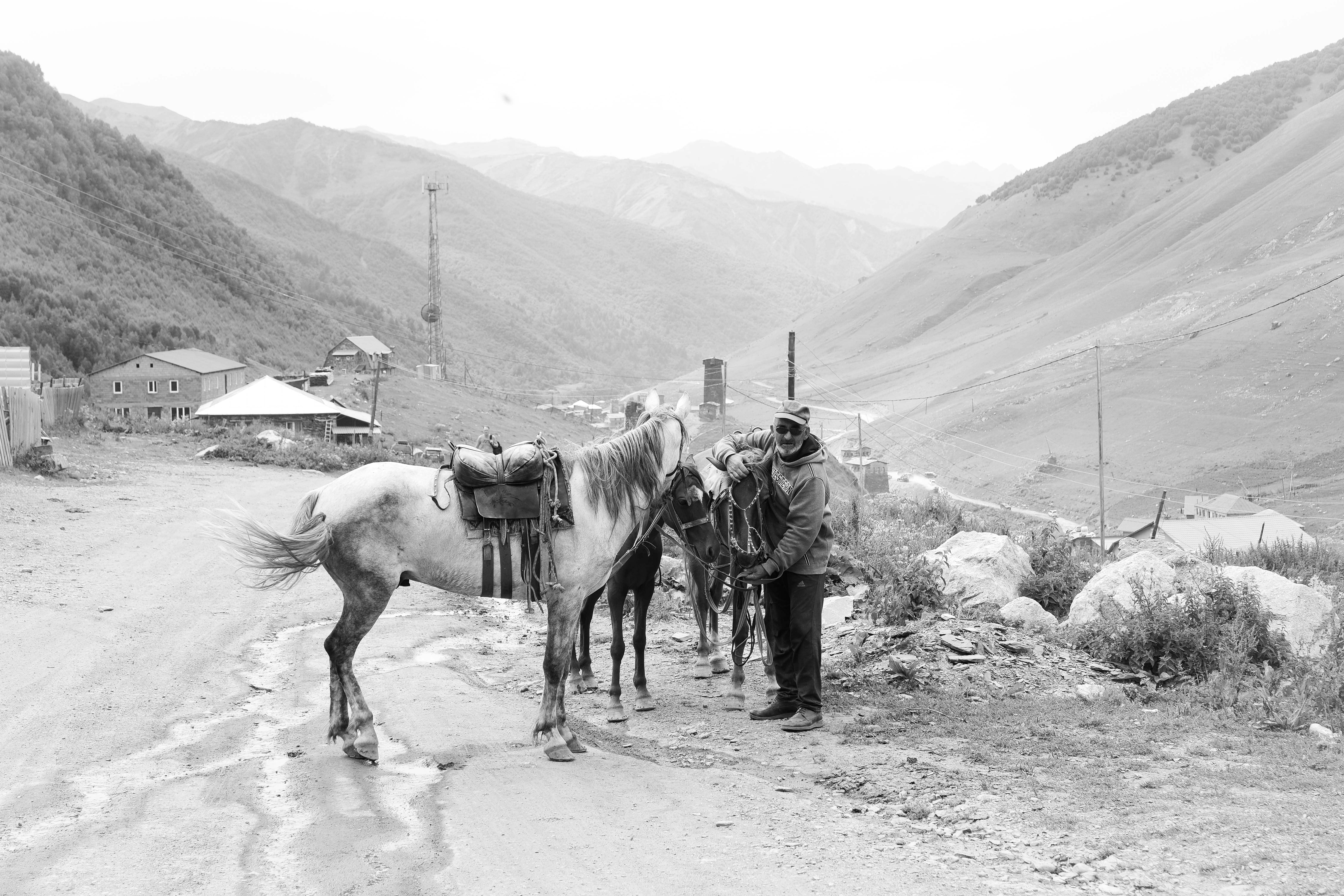 La aldea de Usghuli.