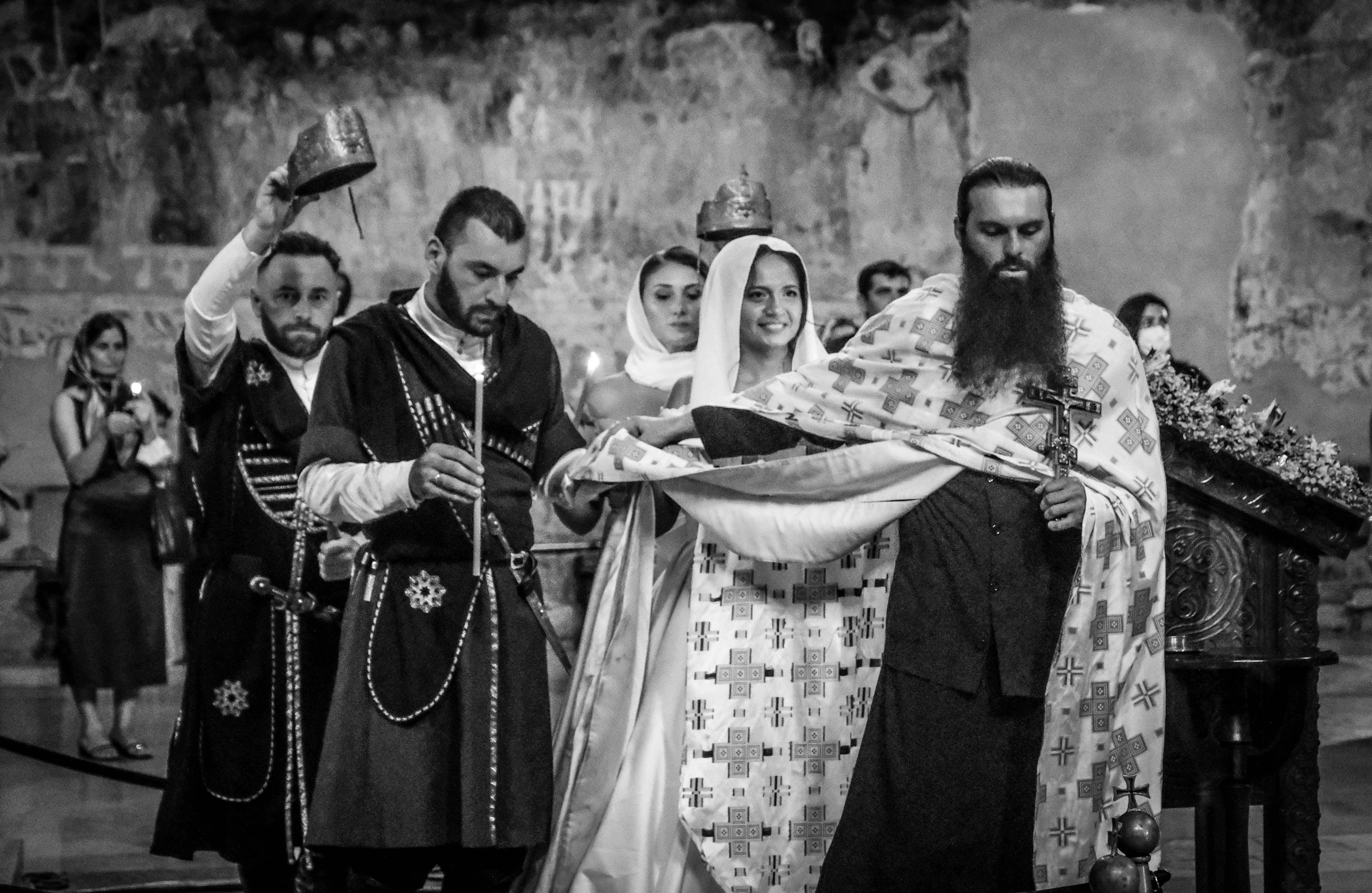 Boda en la catedral de Svetisjoveli.