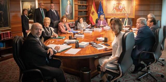 Miembros del Tribunal Constitucional español.