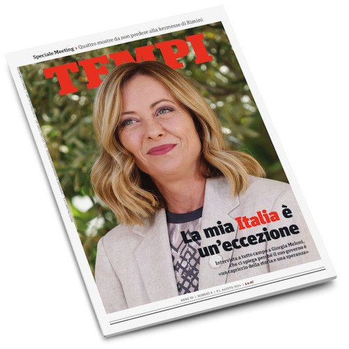 Portada de 'Tempi' con Giorgia Meloni.