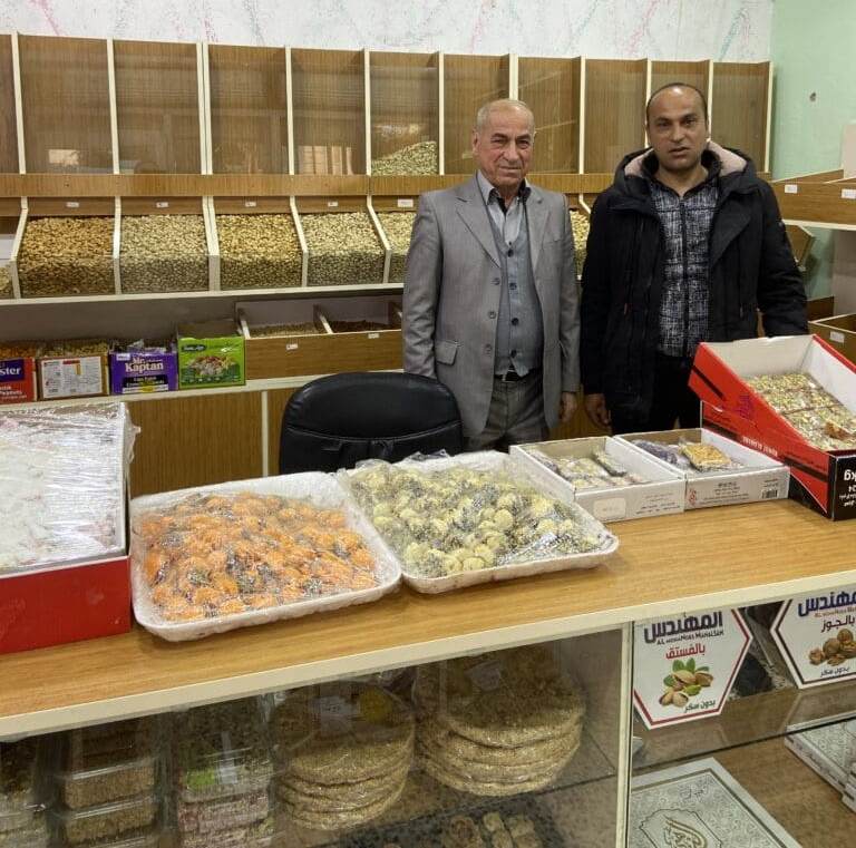 Tienda de dulces en Karamlesh.