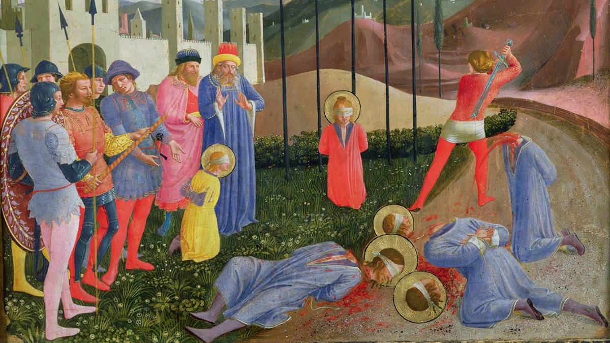 'Decapitación de Cosme y Damián' (c. 1440) de Fra Angelico.