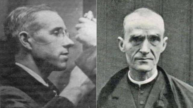 El laico Antonio Tort (izquierda) y el sacerdote Cayetano Clausellas.