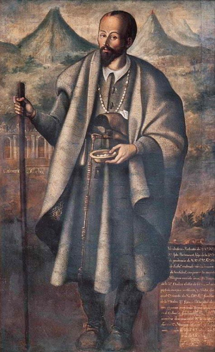 El hermando Pedro de San José Betancurt (1626-1677), beatificado en 1980 y canonizado en 2002, llegó como misionero a Guatemala, donde profesó como terciario franciscano. En pobreza y penitencia, se entregó totalmente al apostolado de la caridad. En ese espíritu fundó, con quienes se le unieron, la orden bethlemita.