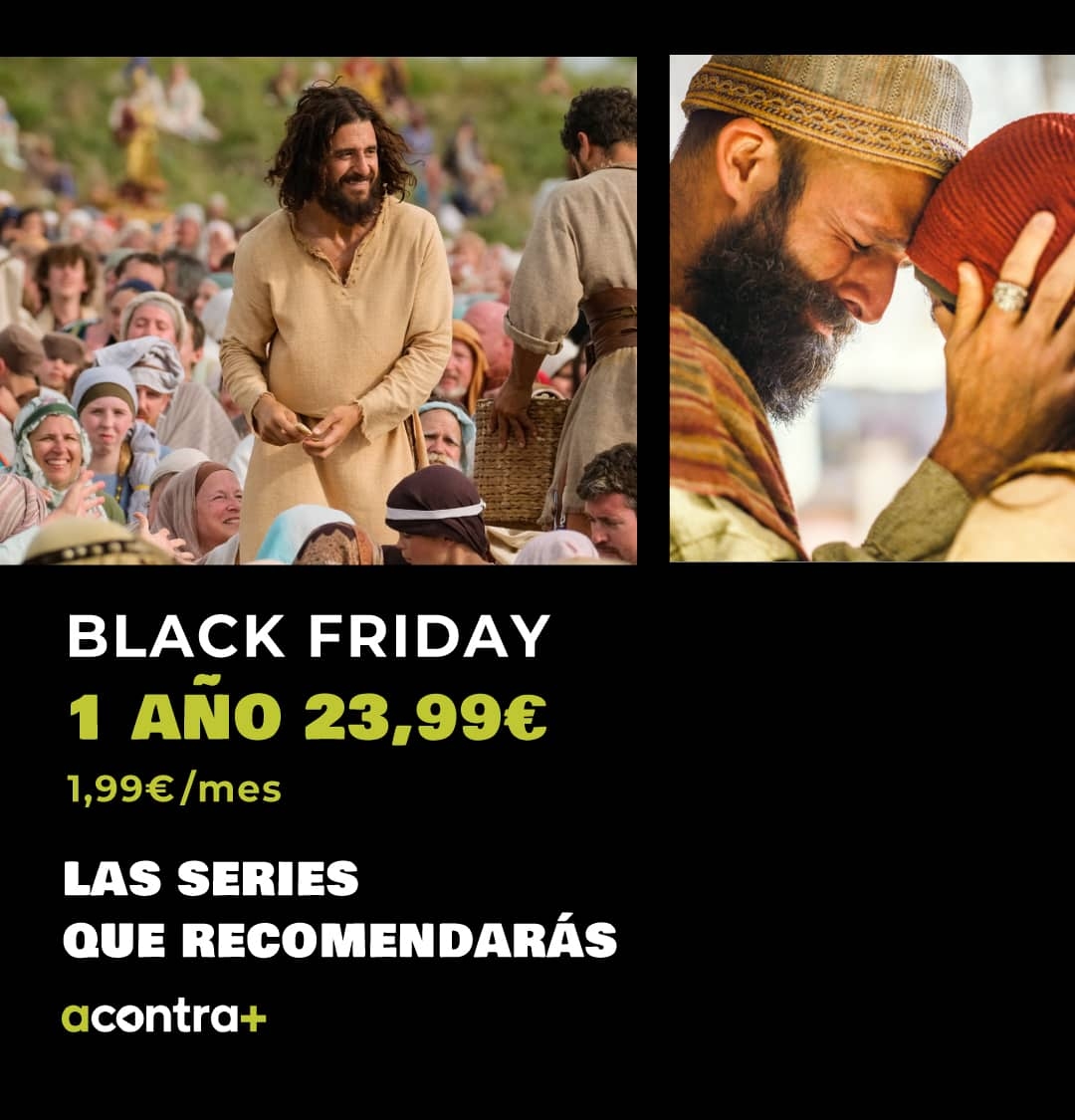 Poster de promoción Black Friday de The Chosen en AContra+