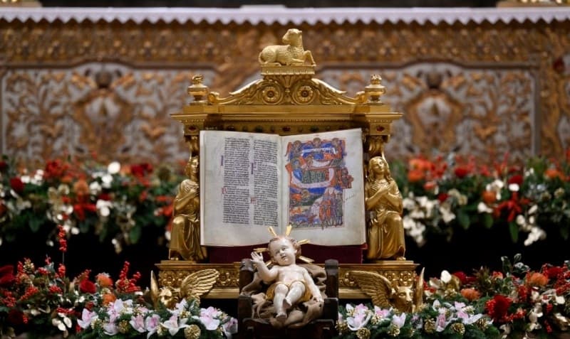 Niño Jesus en el Vaticano. 