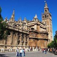 Plaza de la catedral de Sevilla