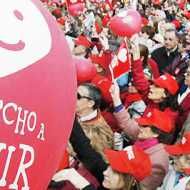 España se moviliza contra la nueva ley del aborto impulsada por el Gobierno