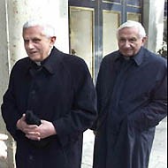 Joseph y Georg Ratzinger