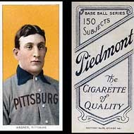 El cromo de Honus Wagner.