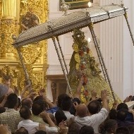 La Virgen del Rocío esta madrugada