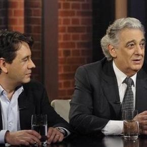 Plácido Domingo y su hijo