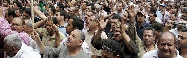 Protesta de cristianos en Egipto