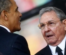 Raúl Castro y Barack Obama