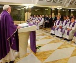 El Papa Francisco en sus homilías cuaresmales en las misas de Santa Marta