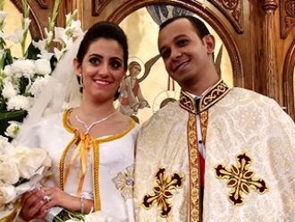 La belleza de una boda copta