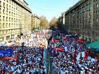 Éxito de la manifestación provida en Chile