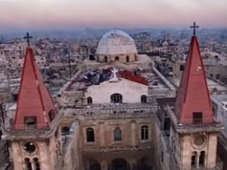 Alepo: así quedó la catedral maronita