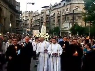 Alepo, consagrada a Fátima y procesión