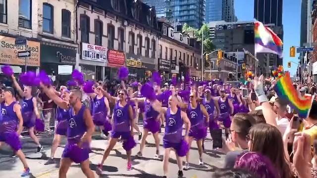 Manifestación del orgullo gay.