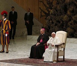 El Papa Francisco ha recibido a una buena representación de la comunidad Shalom