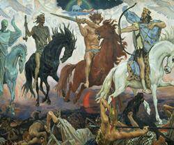 'Los cuatro jinetes del Apocalipsis' de Viktor Vasnetsov 