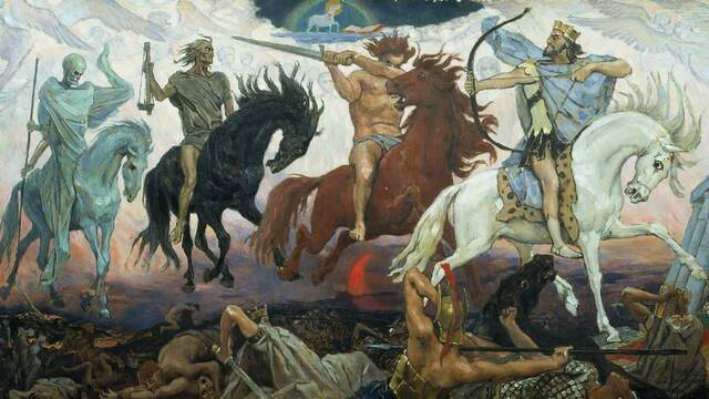 'Los cuatro jinetes del Apocalipsis' de Viktor Vasnetsov 