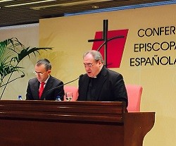 Gil Tamayo, portavoz de la Conferencia Episcopal, ha comparecido tras la Asamblea Plenaria