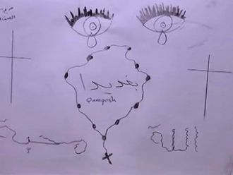 Irak: los dibujos de los niños cristianos