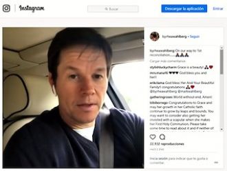 Mark Wahlberg celebra una 1ª confesión