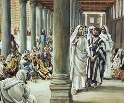 Jesús se paseaba... por el pórtico de Salomón.