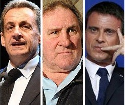 Entre los 300 firmantes están los políticos Nicolás Sarkozy o Manuel Valls, y actores como Depardieu