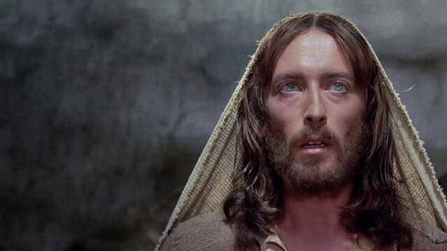 Robert Powell, en el papel de Cristo en 'Jesús de Nazaret'.