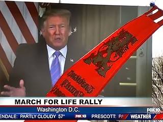 Anuncio de Trump en la Marcha por la Vida