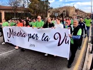 Marcha en Toledo: «La vida vence»