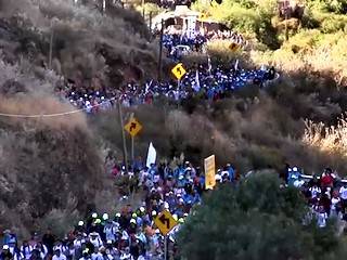 Peregrinos de Cristo Rey, 37.000 jóvenes