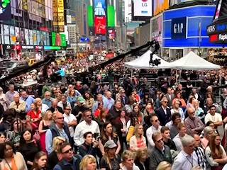 Ecografía provida 4D en Times Square