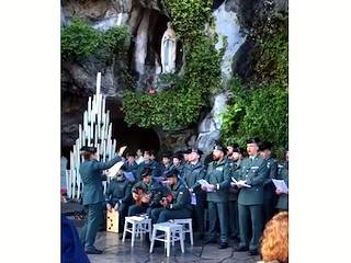 La Salve de la Guardia Civil en Lourdes