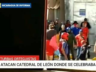 Agresión sandinista durante una misa