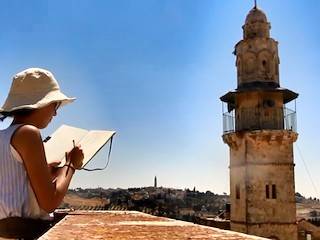 Dibujando la belleza de Jerusalén