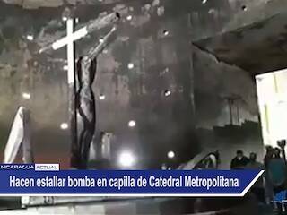 Catedral de Managua: brutal atentado